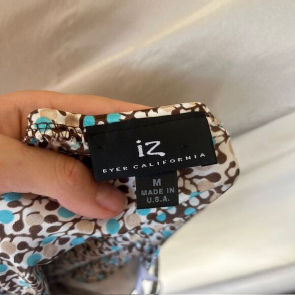 Iz Byer California Brown and blue y2k tank top - Picture 7 of 7